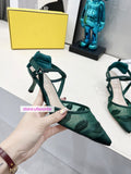 5.5 & 8.5cm stiletto high heel mesh sandals fashion shoes pump women 2022new high quality 35-42